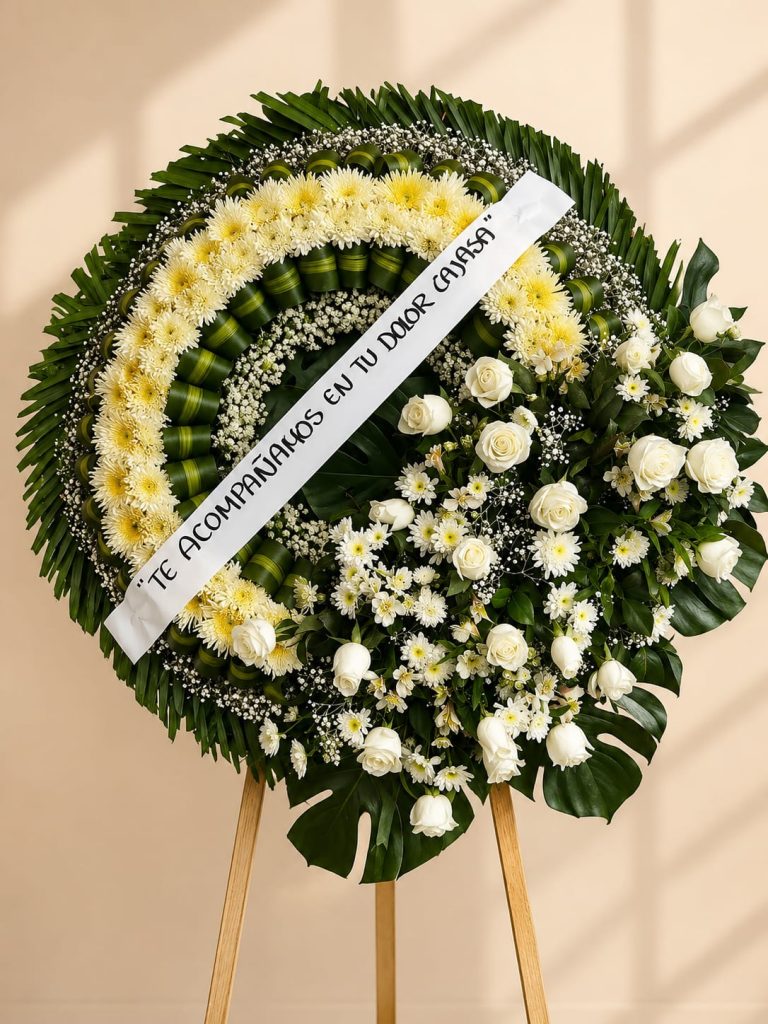 Corona Fúnebre con Envío a Domicilio en Guadalajara